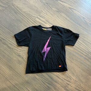 Women’s Pink and Purple Lightning Bolt Aviator Nation T-Shirt